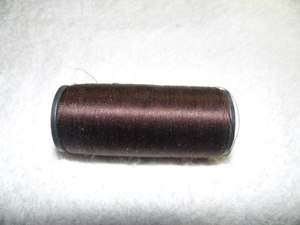 Шелк (№65) цвет коричневый - 170 руб